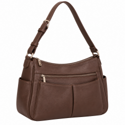 Women's Multi-Compartment Shoulder Bag