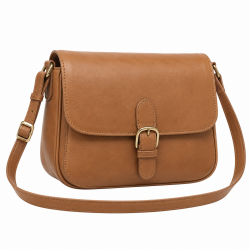 Camel Vintage Crossbody Shoulder Bag for Women's
