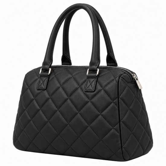 Quilted Zip Handbag