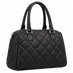 Quilted Zip Handbag