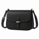 Black Leather Crossbody Bag