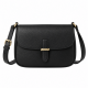 Black Leather Crossbody Bag