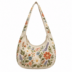 Handmade Embroidered Sling Shoulder Bag