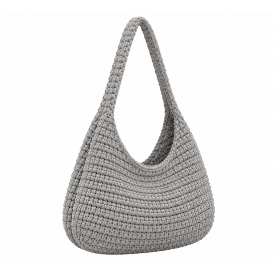 Handmade Sac Shoulder Bag Grey