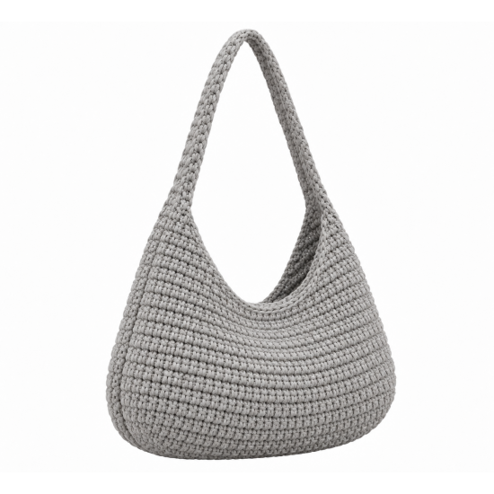 Handmade Sac Shoulder Bag Grey
