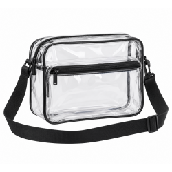 Clear Bag Concert Transparent Shoulder Crossbody Bag Portable Waterproof Bag