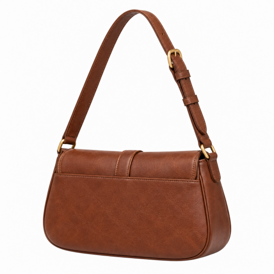 Brown Vintage Shoulder Bag for Women's