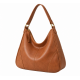 Vegan Leather Hobo Shoulder Bag for Women's