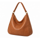 Vegan Leather Hobo Shoulder Bag for Women's