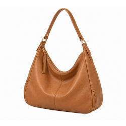 Camel Slouch Shoulder Bag for Women's