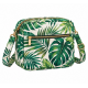 Tropical Leaf Print Mini Crossbody Bag for Women's