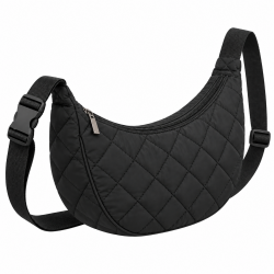 Stylish Durable Spacious Sleek Lightweight Women's Quilted Crossbody Sling Purse