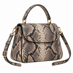 Colette Snake Print Crossbody Shoulder Bag Handbag Carry Handle Adjust Strap