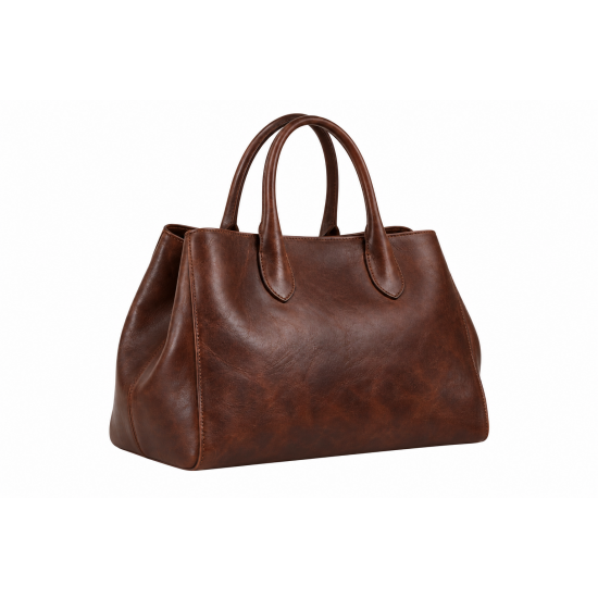 Leather Handmade Large Vintage Bag for Women's