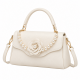 Women's Bag with Pearl Detail and Camellia Flower