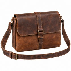 Bohemian Leather Tuareg Crossbody Bag