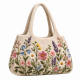 Hand Felted and Embroidered Bag Handmade Cottage