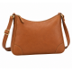 Roma Women's Concealment Genuine Leather Crossbody Handbag Zip Closure
