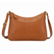Roma Women's Concealment Genuine Leather Crossbody Handbag Zip Closure