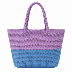 Handmade Tote Bag for Women's Purple Blue