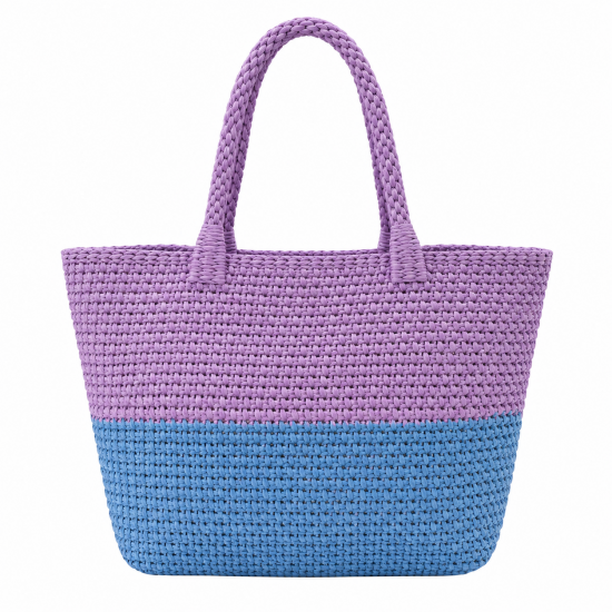 Handmade Tote Bag for Women's Purple Blue