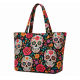 Handmade Tote Bag Purse Tattoo Women's Skulls Day of the Dead Lightweight