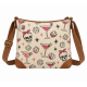 Bunco Babe Canvas Crossbody Retro Cocktail & Skull Print Game Night Essential