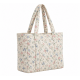 Quilted Cotton Floral Tote Bag for Women's