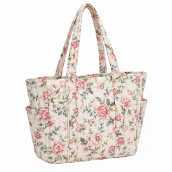 Quilted Cotton Floral Tote Bag for Women's