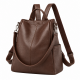 Women's Shoulder Bag Anti-Theft Leather Backpack for Women's Convertible Handbag