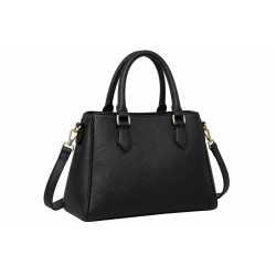 Black Women's Hand-held Bag Black Hand Bag for Girl/woman Pack of 1